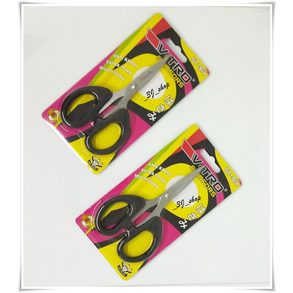 

0452-Gunting Kecil VTRO VT914 Top Quality / Gunting Kertas / Gunting Benang / GUnting Kain / Gunting Besar / Gunting Kecil / Gunting Rumput / Gunting Seng