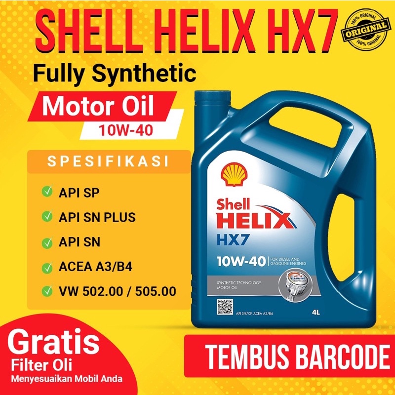 oli Shell Helix Hx7 10w-40