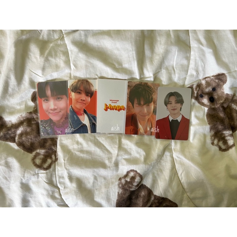 bts pc jhope rm jimin butter message card ly love yourself ly tear mots one
