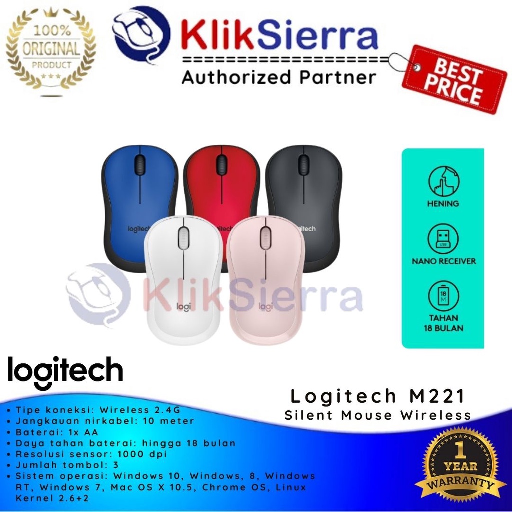 Mouse Logitech M221