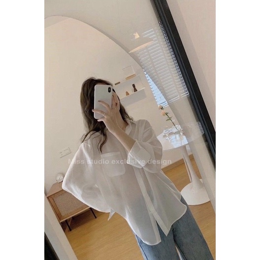 KEMEJA OUNIE MODEL LENGAN PANJANG IMPORT BANGKOK/BLOUSE GAYA KOREA (BJON58)