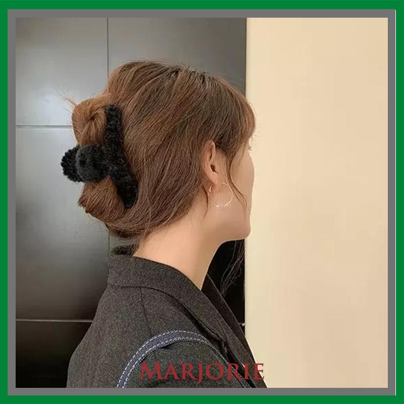 Korea Jepit Rambut Rambut Musim Dingin Klip Aksesori Rambut untuk Wanita Wanita Fashion Aksesoris-MJD