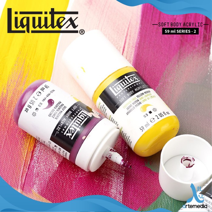 

Bagus Cat Akrilik Liquitex Soft Body 59Ml Series 2 Acrylic Color - 01/02 Limited