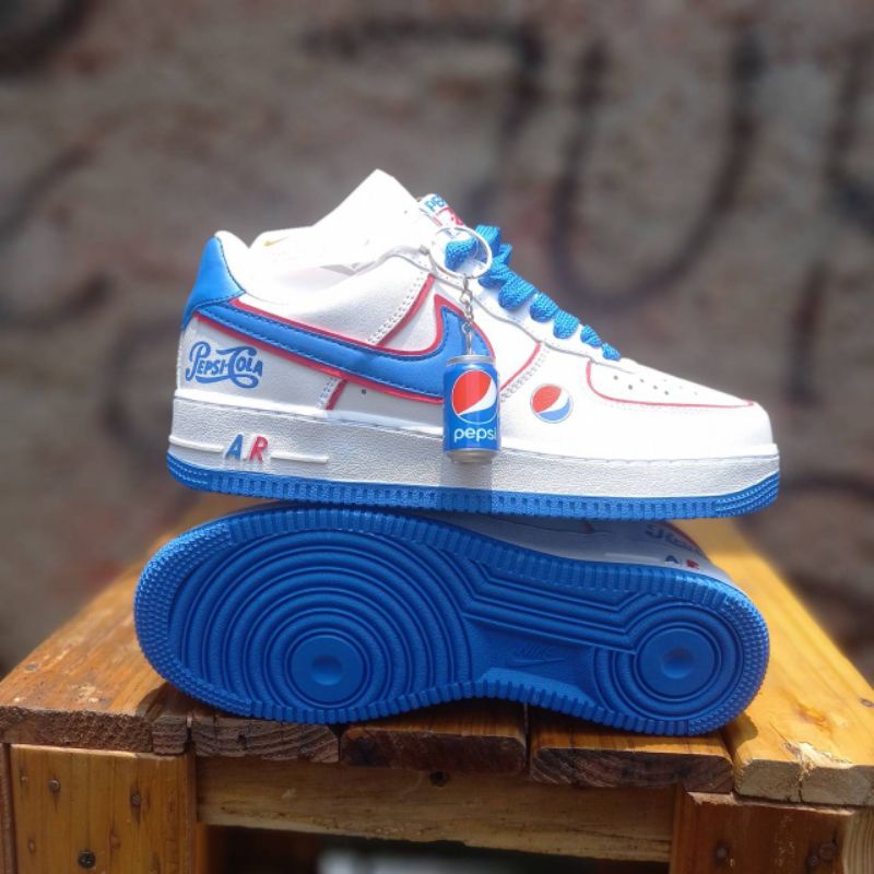 BISA COD NIKE AIR FORCE PEPSI COLA PREMIUM QUALITY