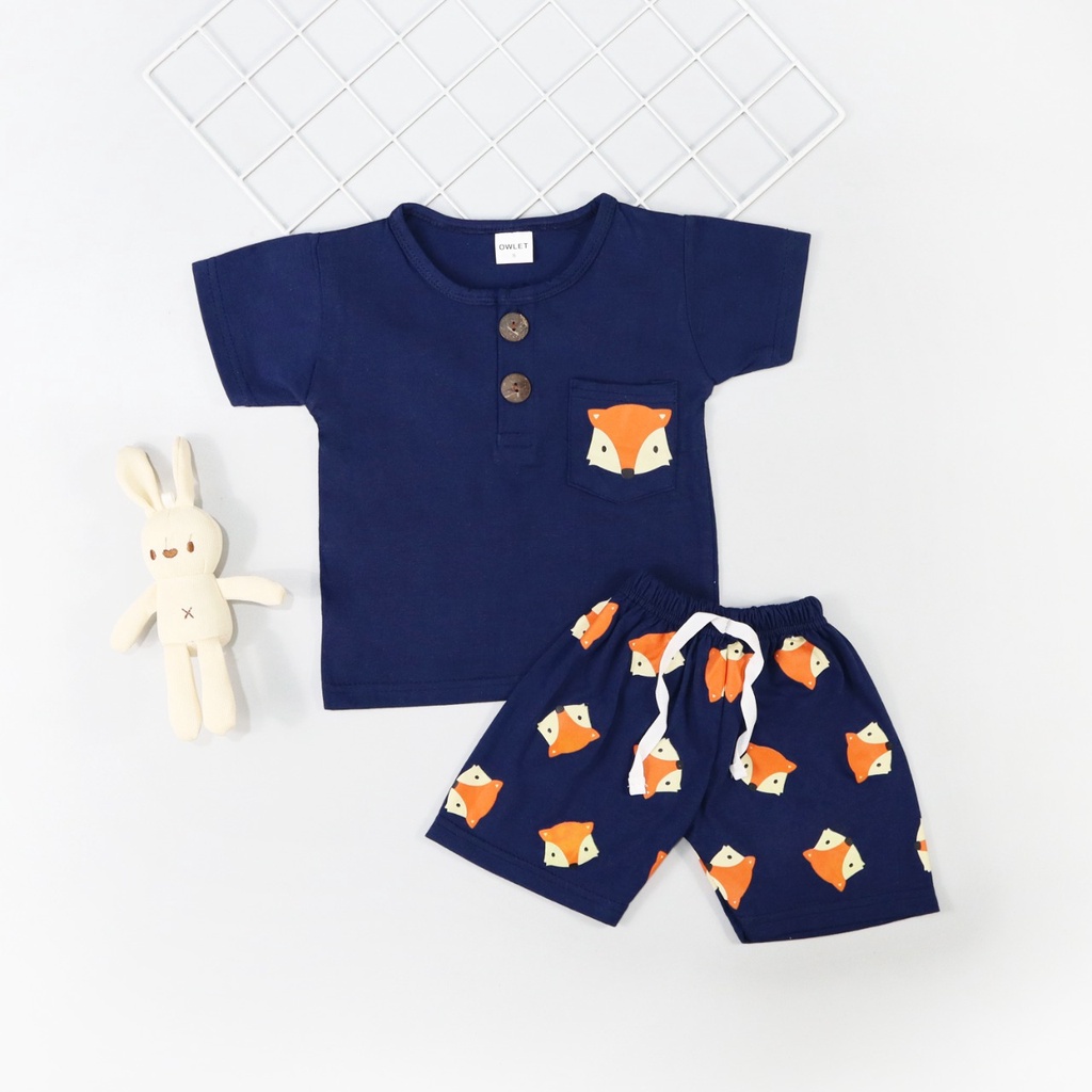 Owlet - setelan anak cowok / set anak laki laki / playset anak / set kiano 1-5 thn