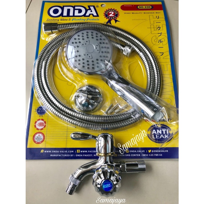 Kamar Mandi Paket Shower Mandi Set Onda . Hand Shower Mandi Onda So 230. Japan .