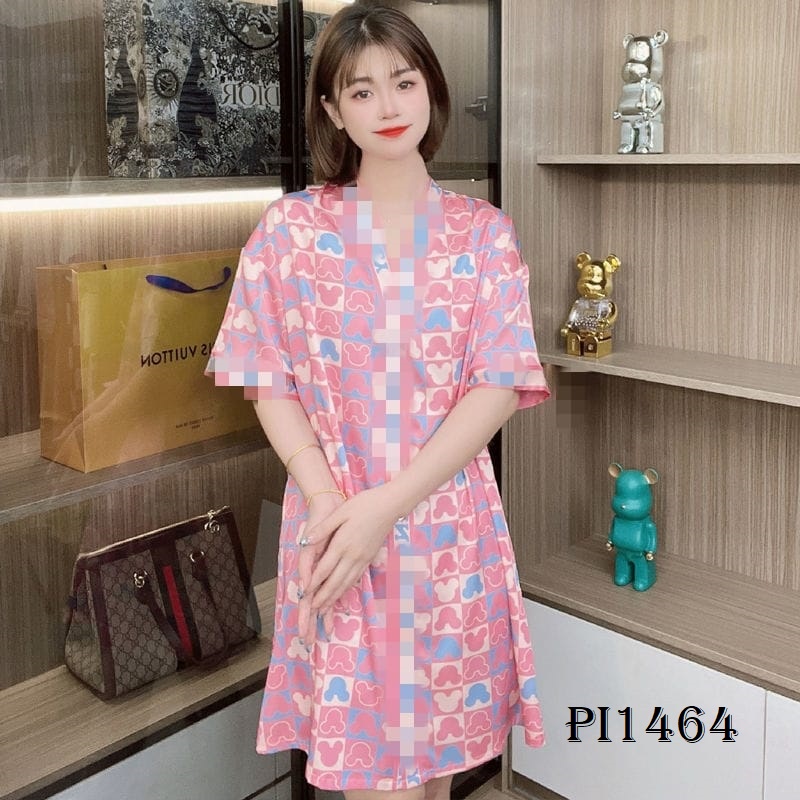 PIYAMA DASTER SUTERA WANITA PI1464