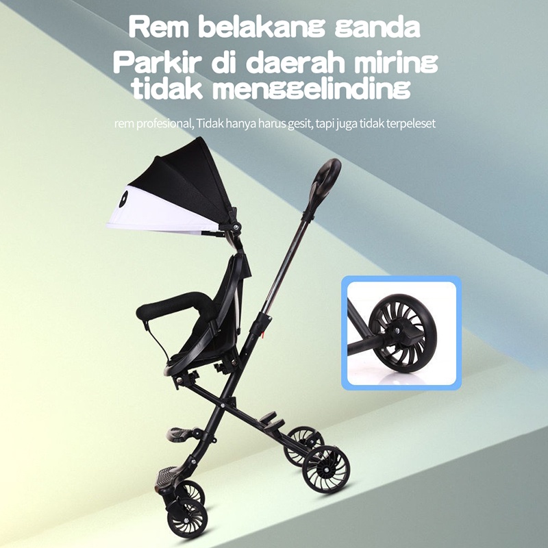 Magic stroller micro trike baby / stroller canopy Stroler baby triker bike Kereta Dorong Sepeda Anak Bayi