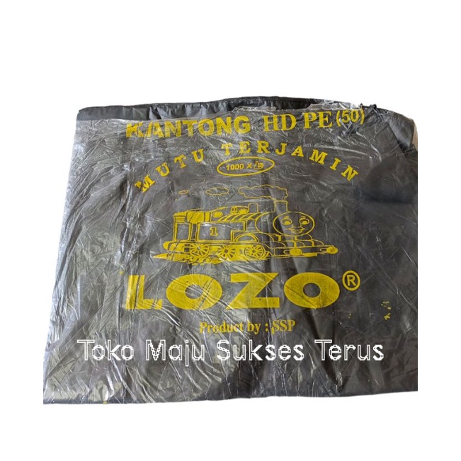 Kresek Kantong  Hitam Lozo Tebal Tidak Mudah Sobek