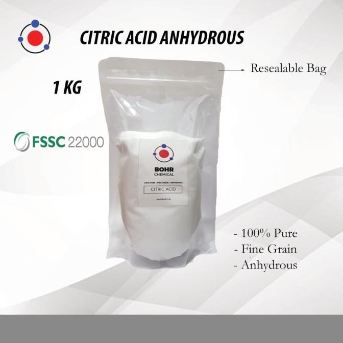 

[BISA COD] Citric Acid Anhydrous / Asam Sitrat / Asam Sitrun 1 kg