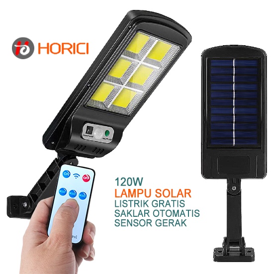 Lampu Solar/Lampu Tenaga Surya /Lampu Jalan LED Sensor Gerak 120W Anti Air