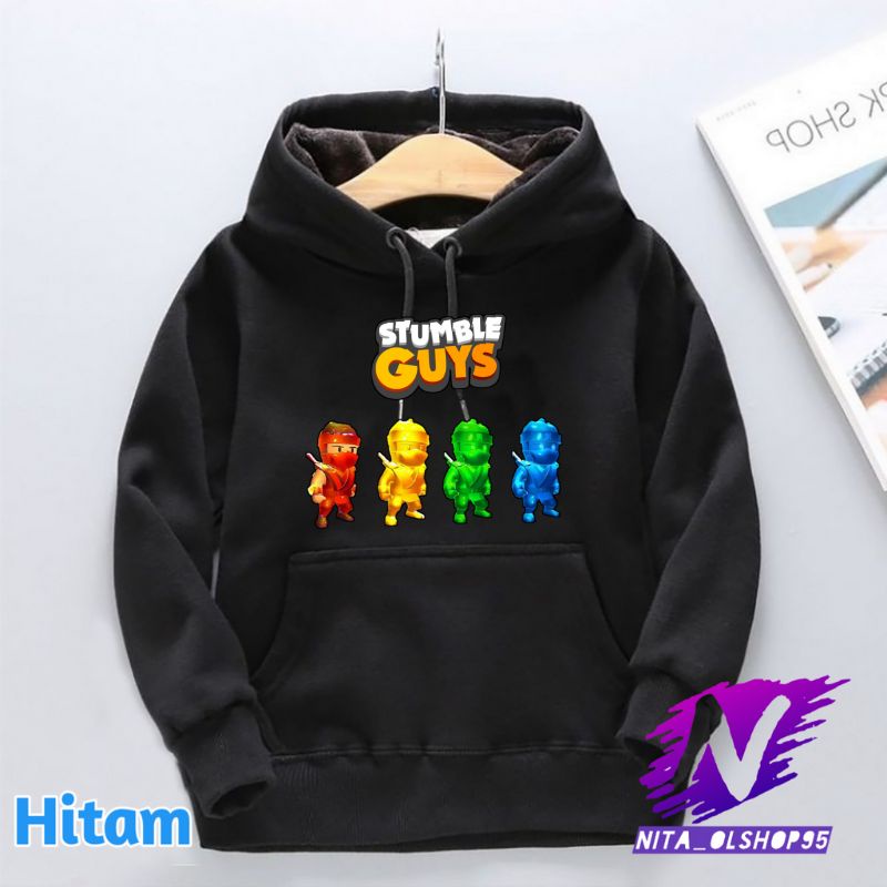 jaket hoodie anak stumble guys ninja