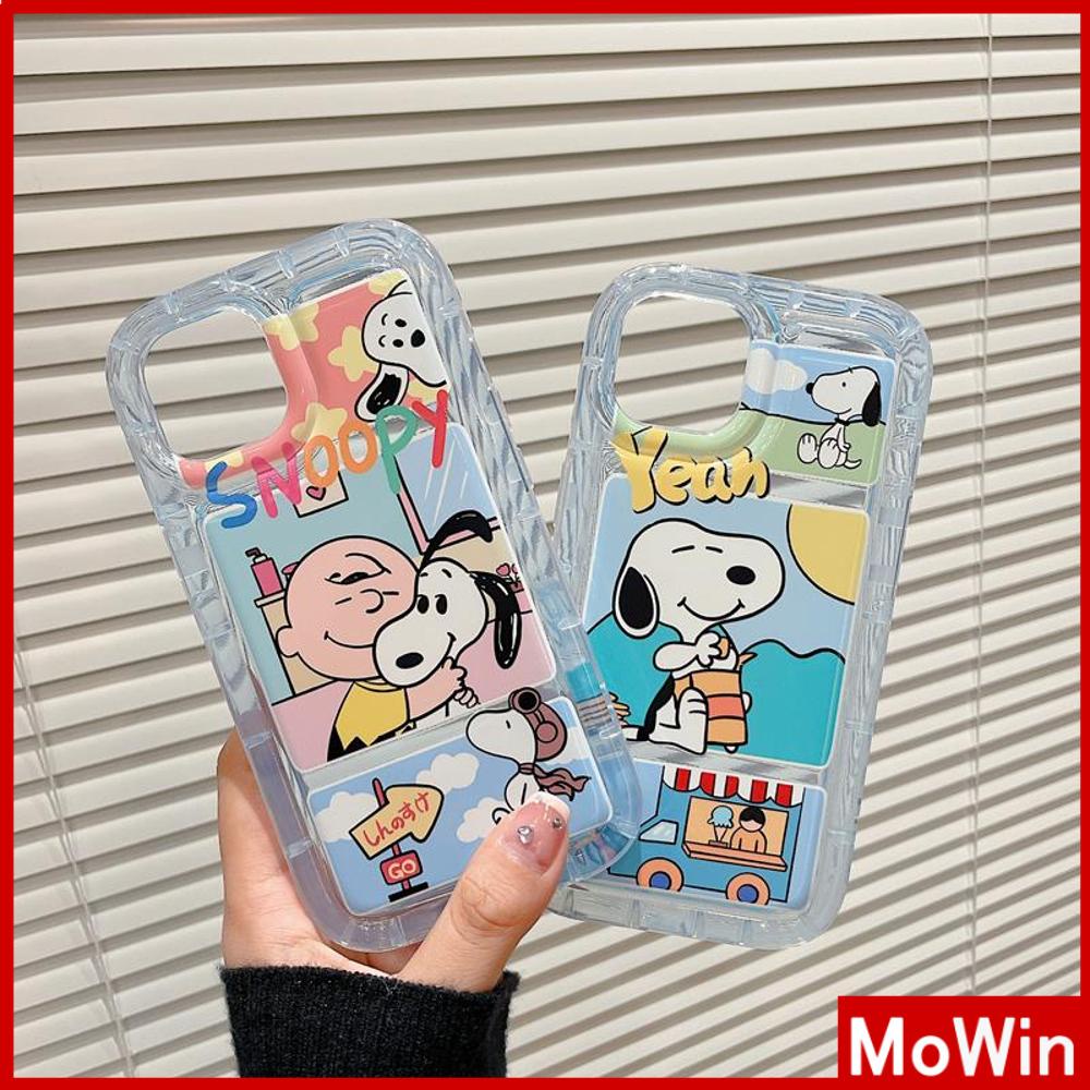 For iPhone 14 Pro Max iPhone Case Soft Case TPU Clear Case Airbag Shockproof Protection Camera Cartoon Cute Compatible For iPhone 13 Pro Max 12 Pro Max 11 Pro Max 7plus XR xs max