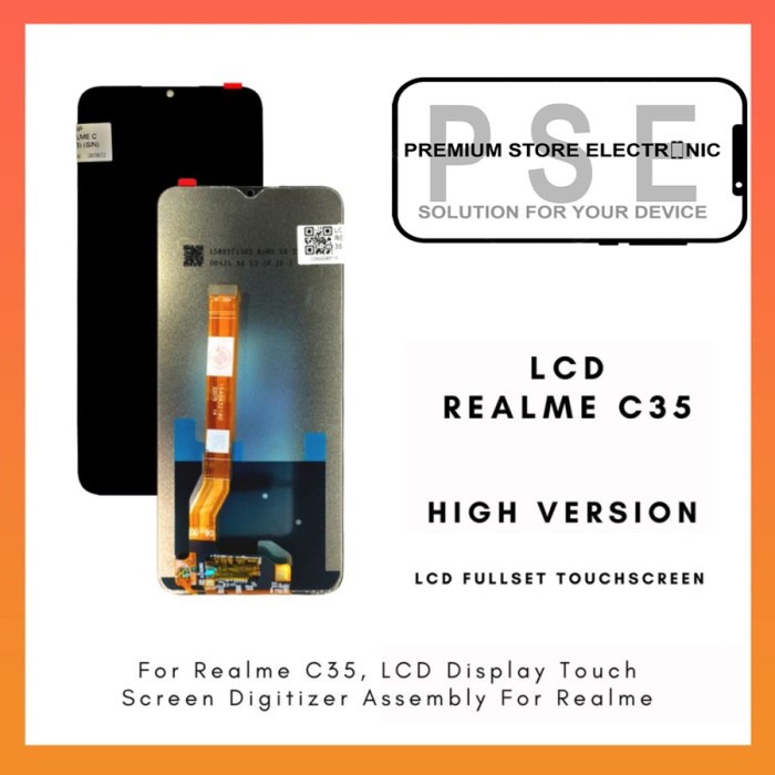 LCD Oppo Realme C35 ORIGINAL Fullset Touchscreen