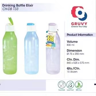 botol Minum elixir sport / my bottle Sekolah / botol minuman anak  Botol Anak Kado Souvenir Ultah 350ml/500ml/800ml Bpa free