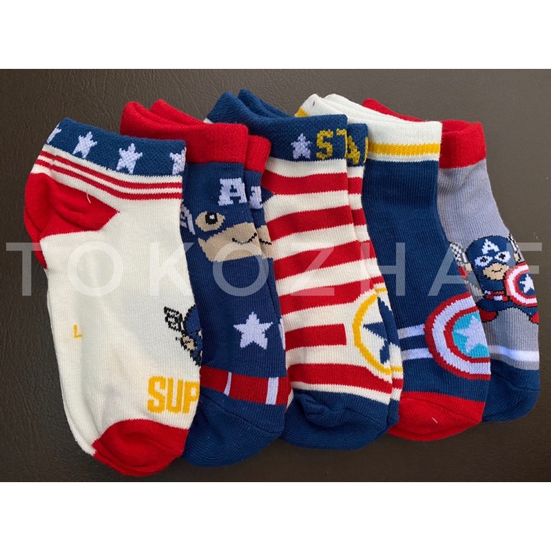 Kaos Kaki Anak Cowok Cewek Laki Laki Superhero Perempuan Disney Princess