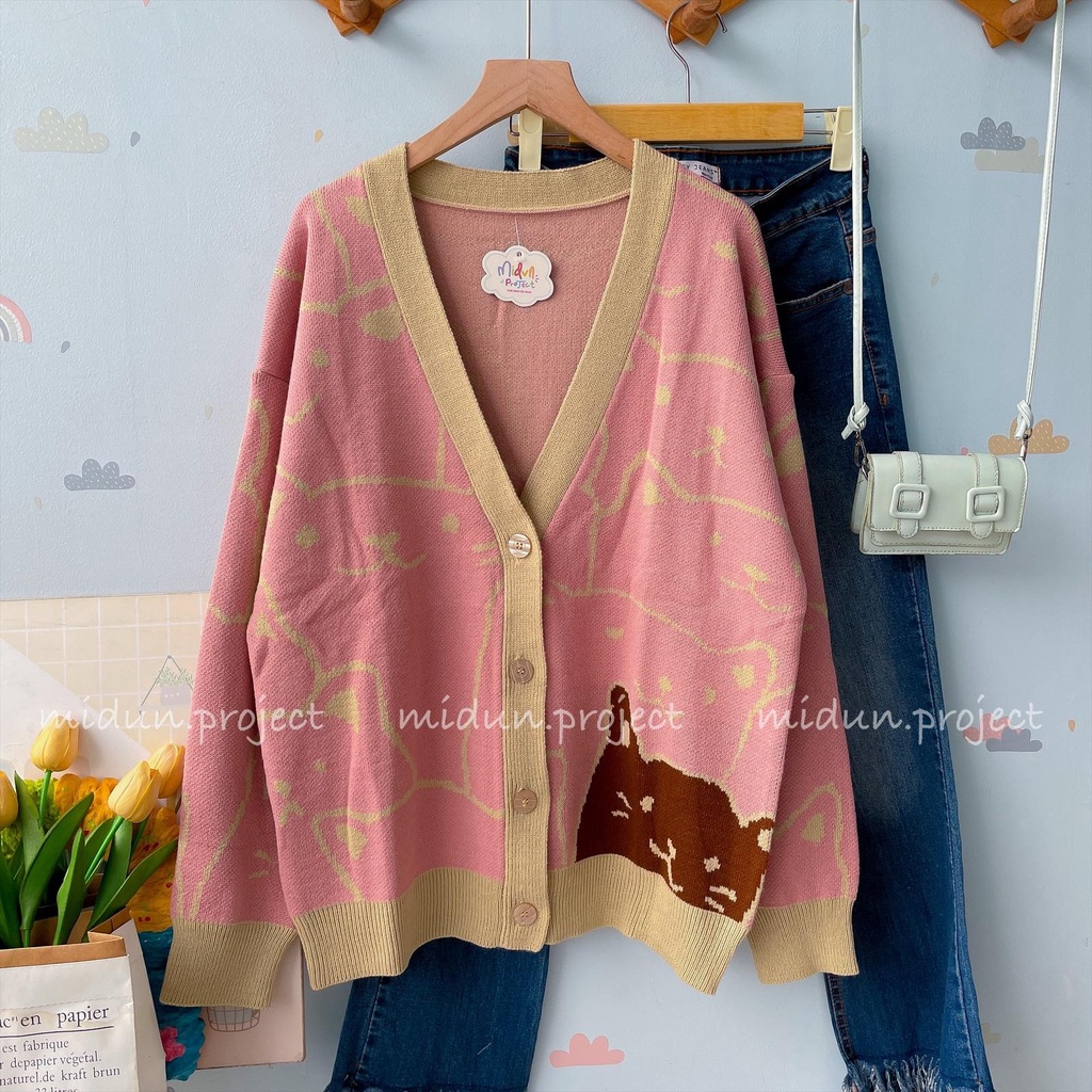 MOSSY CAT CARDY | CARDY RAJUT PREMIUM