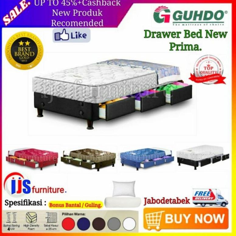 Guhdo New Prima Drawer Bed Uk 90x200