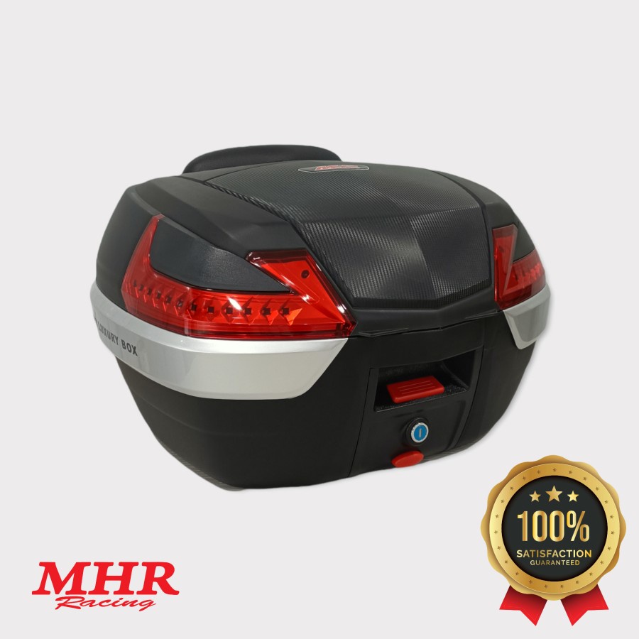 Box Top Box Motor New Nmax-155 2020-2022 / Nmax-155 Old 2015-2019 New Model Mika Merah / Smoke 45Lit