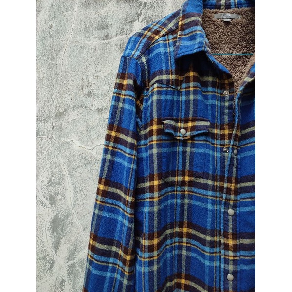 uniqlo flannel sherpa second original