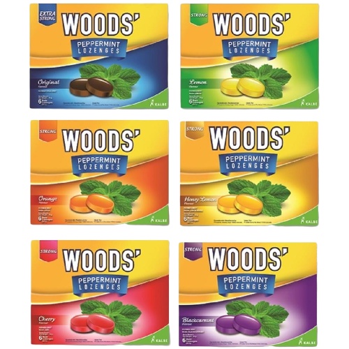 

WOODS PEPPERMINT LOZENGES PERMEN PELEGA TENGGOROKAN PER SACHET