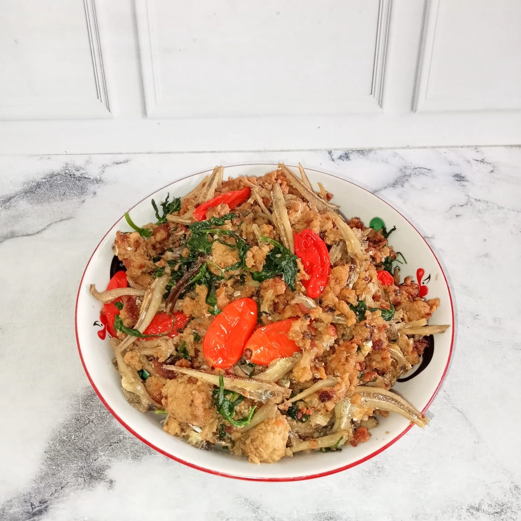 

Tumis Teri Oncom Kemangi