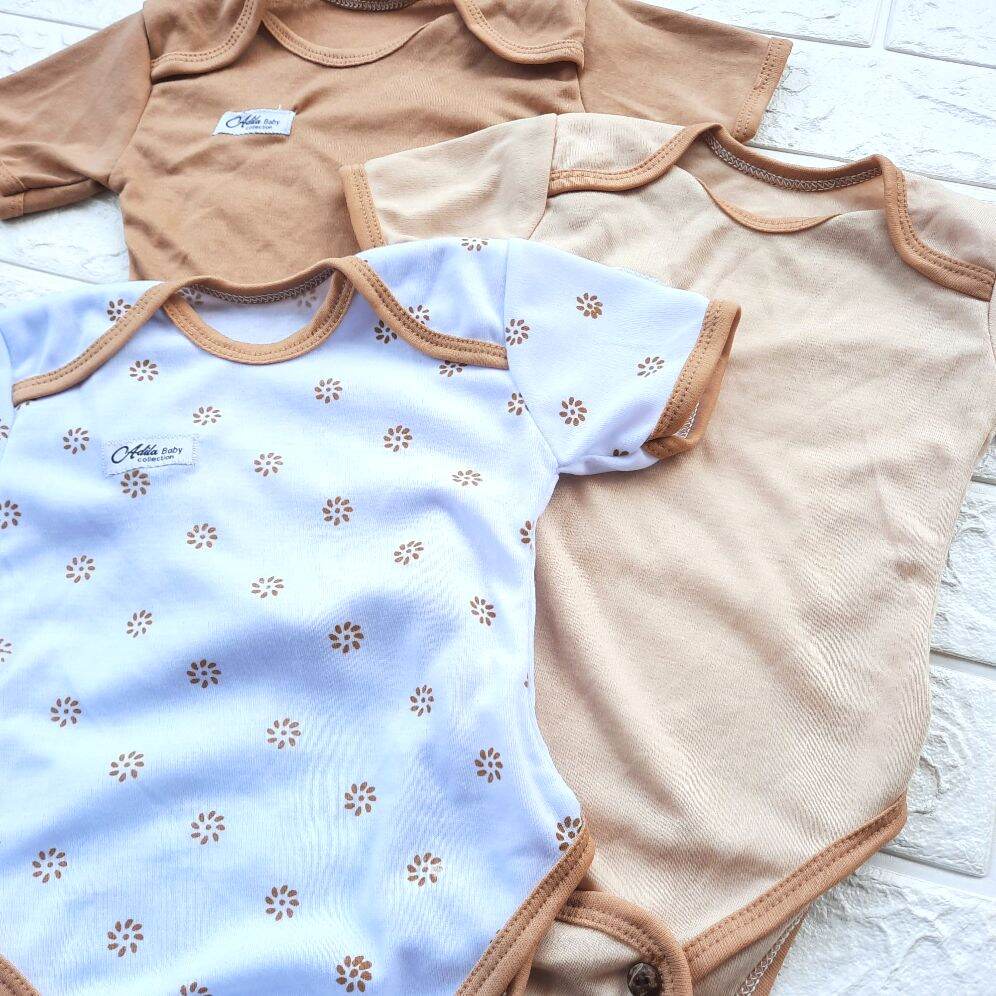 3 Potong JUMPER/JUMPSUIT BAYI Baru Lahir Laki-Laki Perempuan Lucu Terbaru Murah Halus Lembut