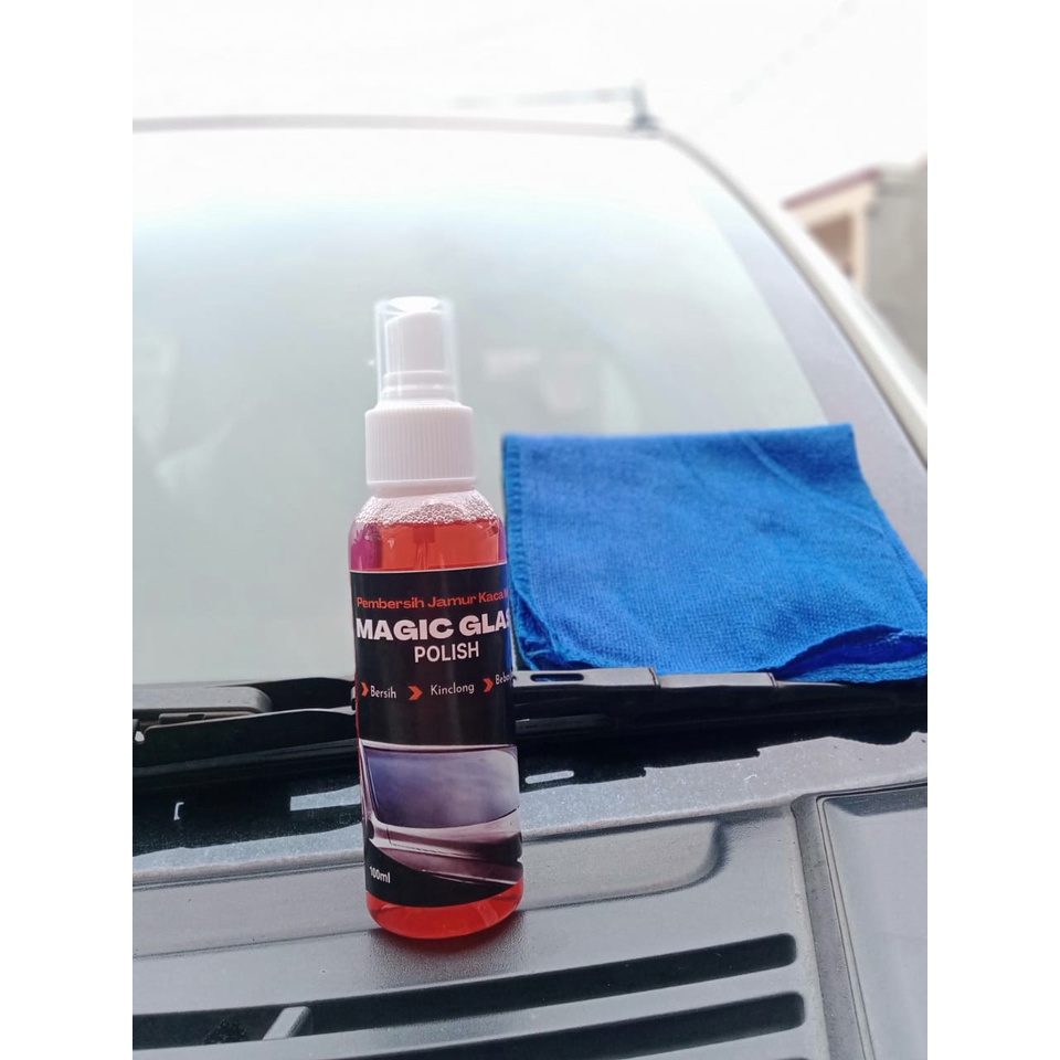 PENGHILANG JAMUR KACA/BODY MOBIL MAGIC GLASS 100 ML GRATIS LAP MICROFIBER