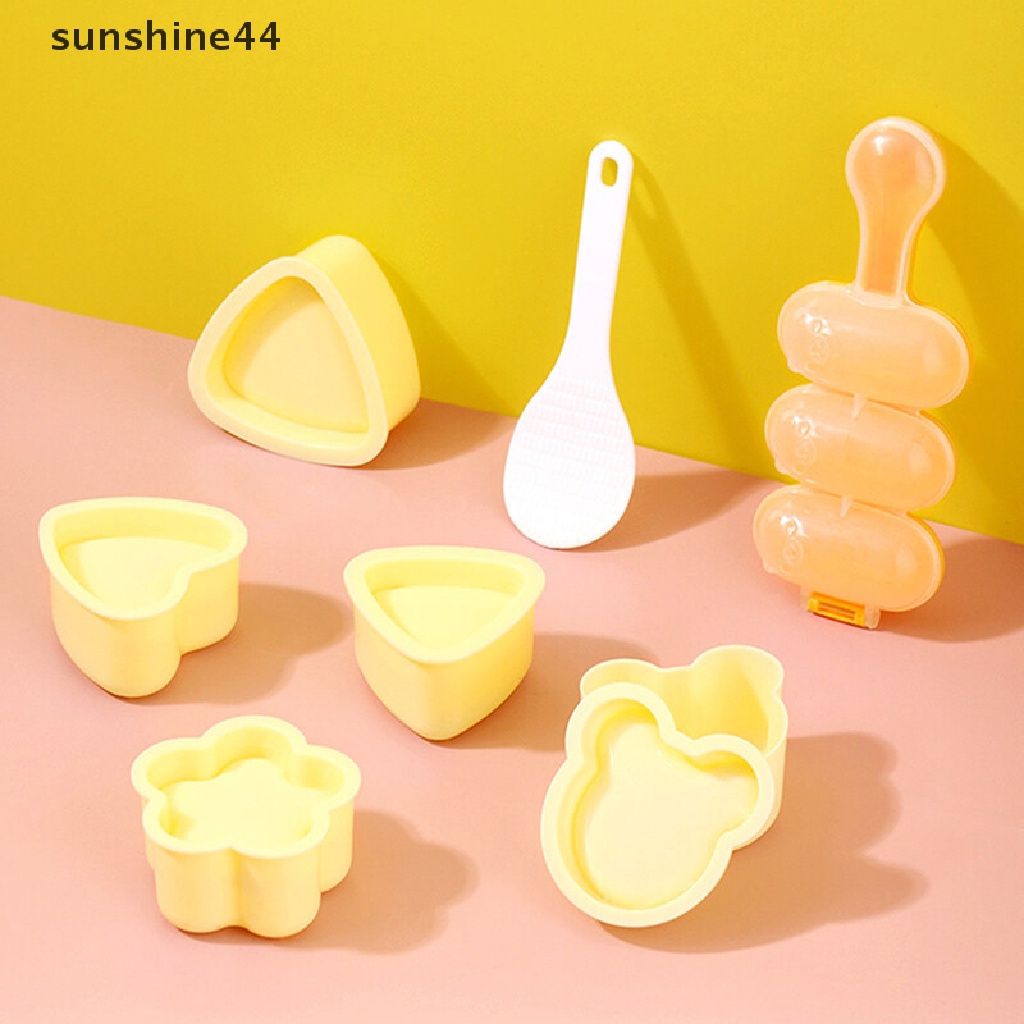 Sunshine 7Pcs / Set Cetakan Nasi Sushi / Bento DIY