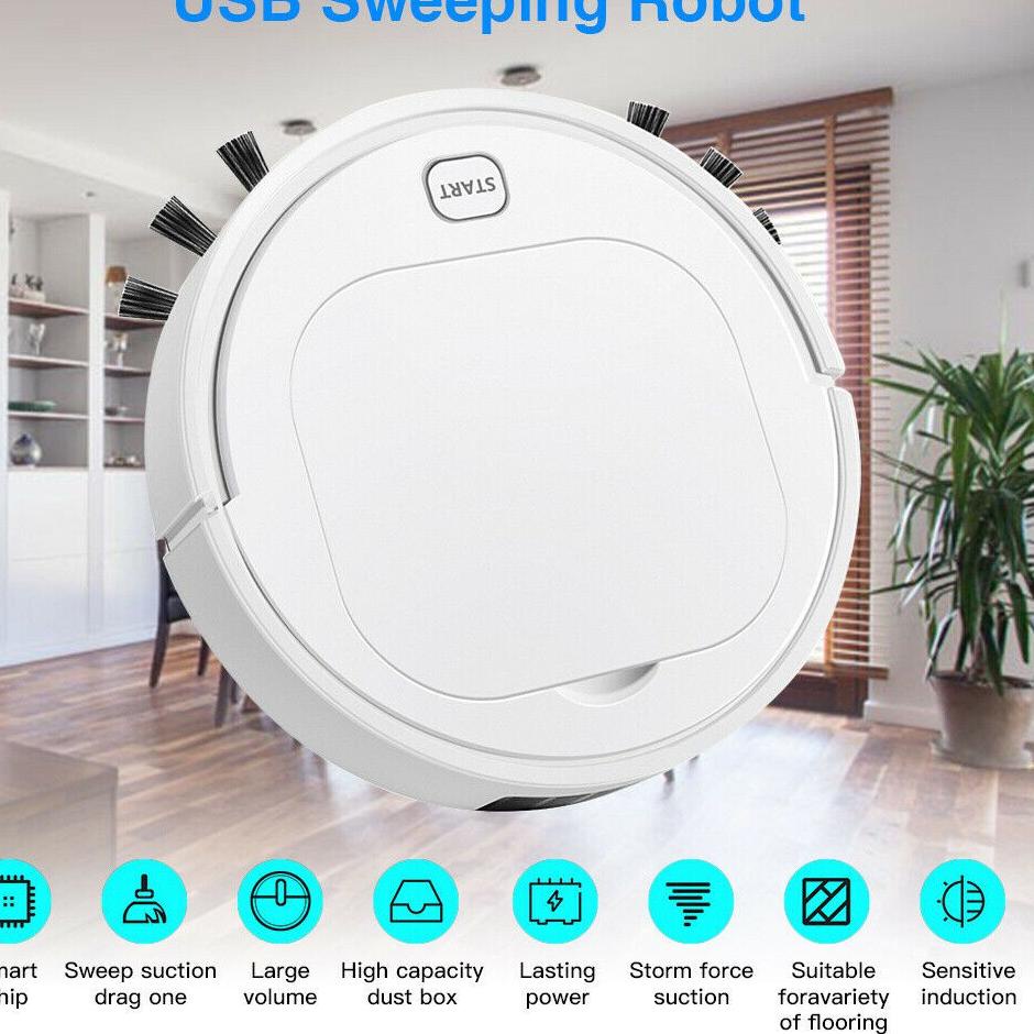 Langsung Atc Vacuum Robot Sapu Good Quality / Alat Sapu Otomatis / Robot Pel / Sapu Robot / Pel otom