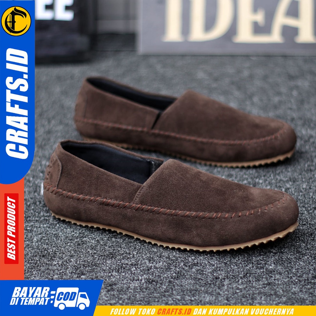 CRAFTS noah - Sepatu Casual Slip On Santai Pria