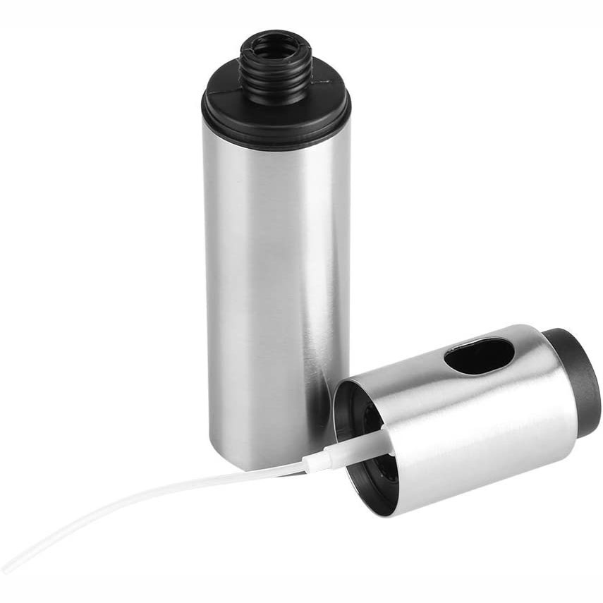 Desslo Botol Spray Pump Minyak Zaitun Stainless Steel 100 ml - DE400 - Silver