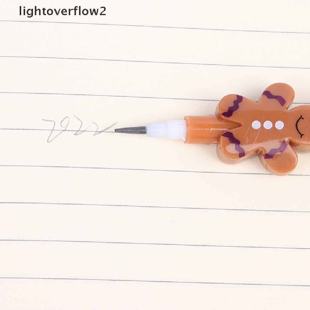 (lightoverflow2) 5pcs / Set Pensil Kayu Jahe Tumpuk Untuk Menulis / Menggambar (ID)