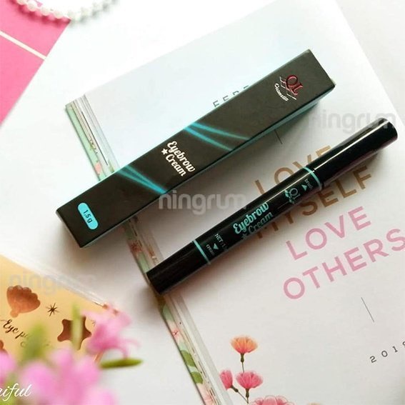 Ningrum QL Cosmetic Eyeliner Fashion | Kuas | Spidol 8ml | Eyebrow Cream Waterproof  Kosmetik Mata BPOM - 7002