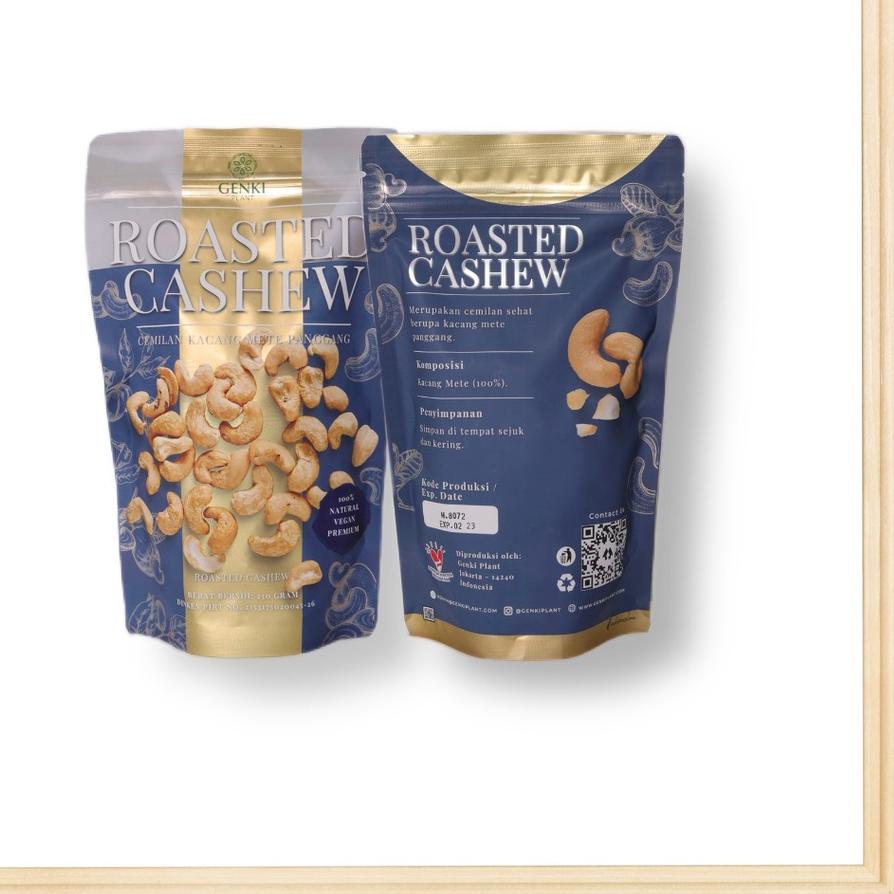

✨New✨ Genki Plant Kacang Mete Panggang / Roasted Cashew - 250 g grosir