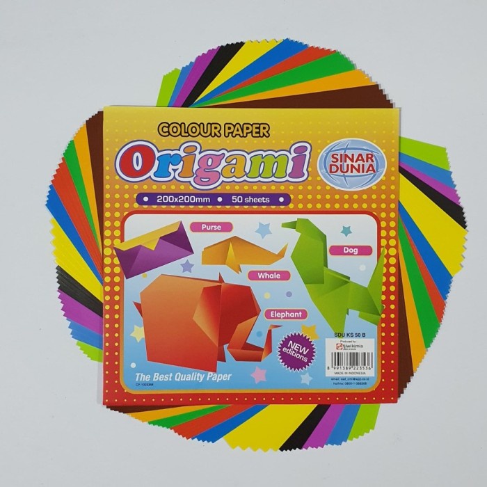 

TBMO KERTAS ORIGAMI SINAR DUNIA 20X20 ISI 50