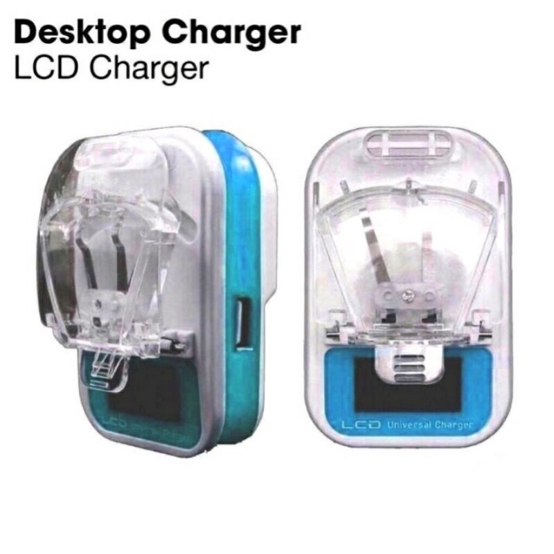 Destop Charger Casan Kodok LCD  baterai Kodok  universal kualitas mantap harga murah