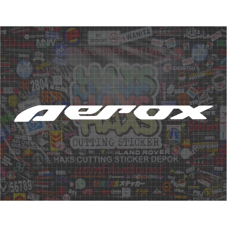 Cutting Sticker Aerox Ukuran 42 Cm Untuk Motor