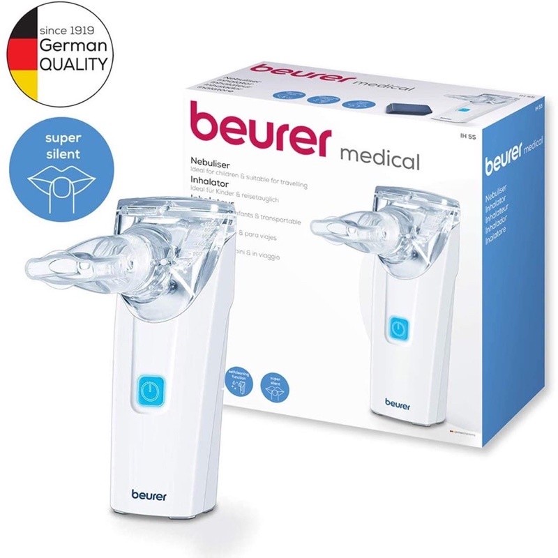 NEBULIZER BEURER IH-55 / IH55 MESH NEBULIZER ALAT UAP MEDICAL ONLINE