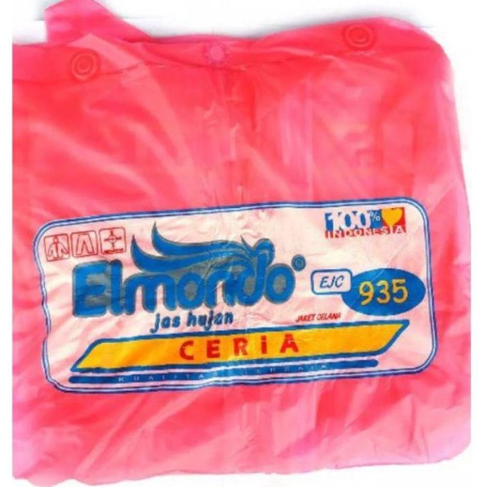 [BISA COD] Jas Hujan Stelan Elmondo Ceria 935 Tebal Murah Bukan Plastik ORIGINAL