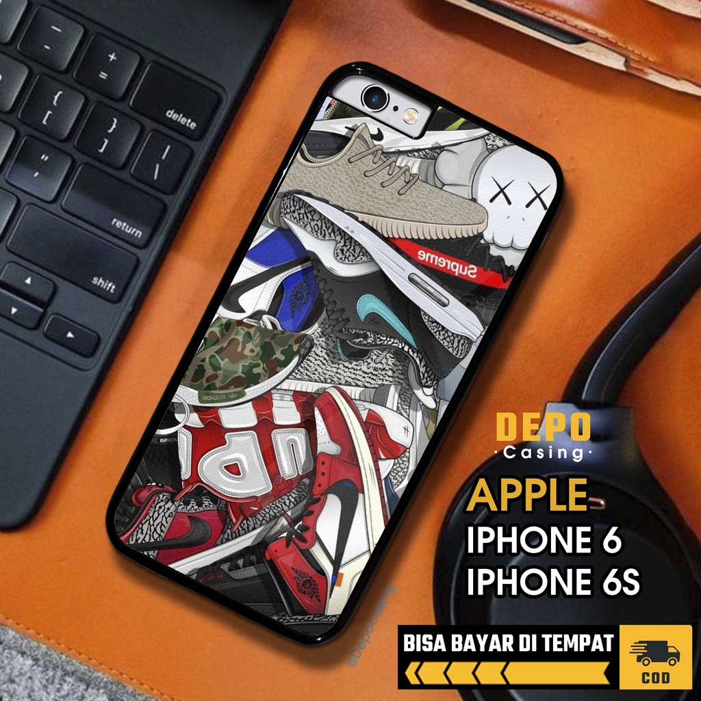 Case Iphone 6 6S Casing Hp Iphone 6 6S Depo Casing [SHS1] Premium Glossy Case Aesthetic Custom Case 