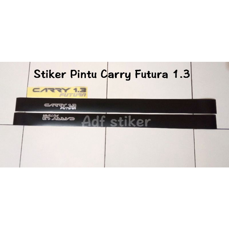 Stiker Carry Futura 1.3 / Stiker Pintu Dan Depan Carry Futura 1.3 - Hitam dop