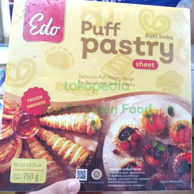 

[COD] edo puff pastry sheet 750gr [COD]