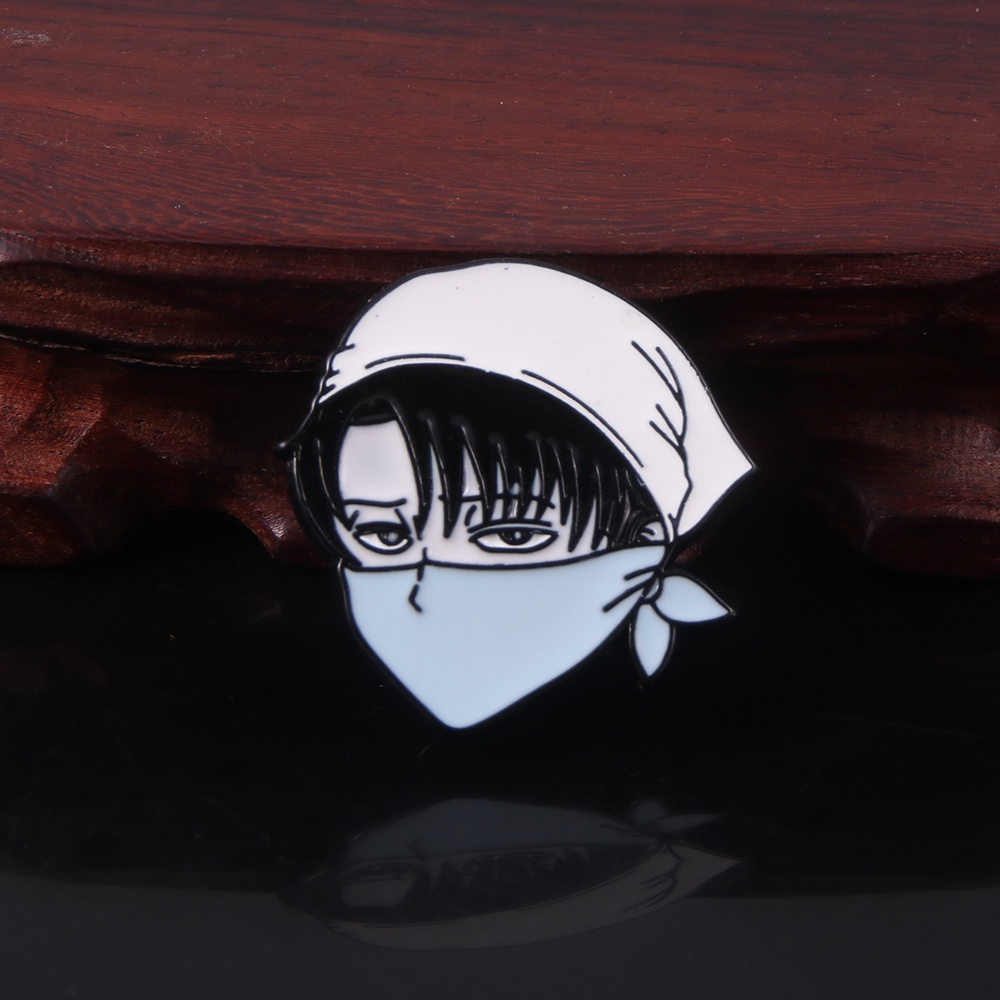 Bros Pin Enamel Karakter Kartun Anime Attack on Titan Ackerman Untuk Fans