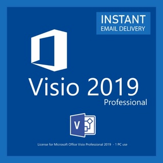 Microsoft Office Visio Professional 2019 for Windows 10 & Windows 11 with downloadable installer