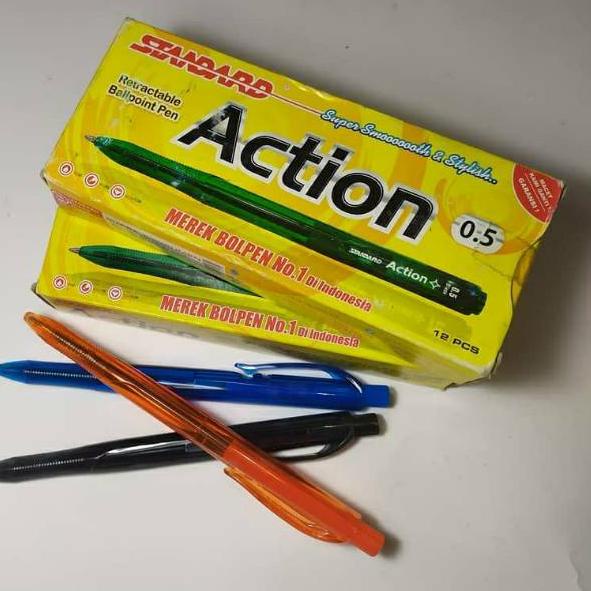 

Model Baru Pulpen Standart Action 1 pack