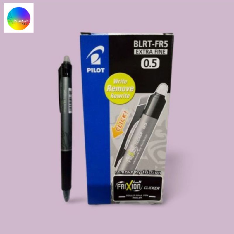 

BOLPOINT PILOT FRIXION CLICKER BISA DI HAPUS(Harga 1PcsPRODUK)