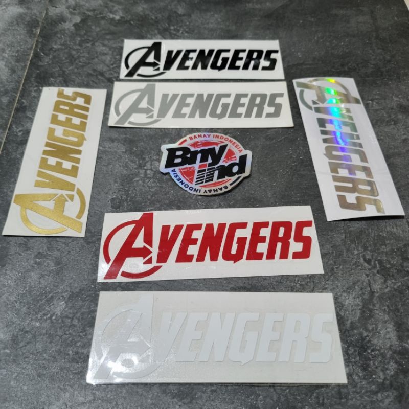 STICKER STIKER AVENGERS CUTTING