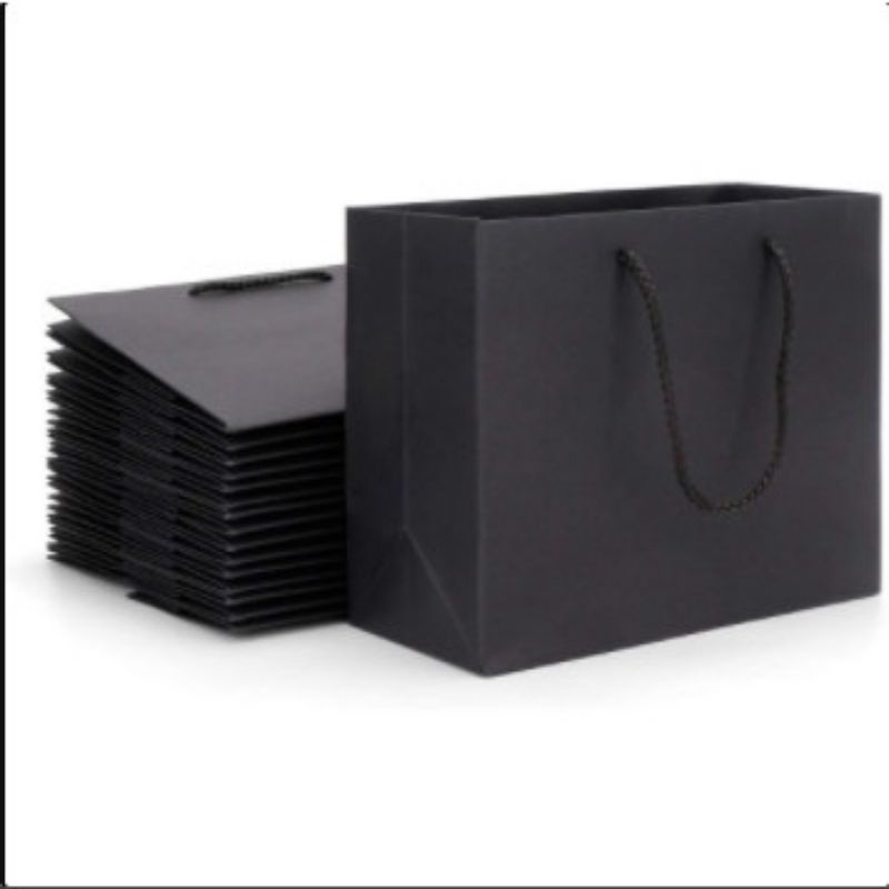 PAPER BAG HITAM JUMBO 37 X 17 X 27 | 43 X 13 X 35