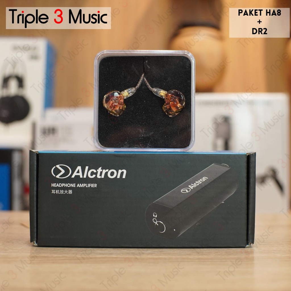 Paket IN EAR MONITOR iem panggung Pi Audio With Amply hp alctron HA8